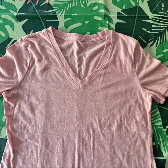 ANA Orange Slub & Pink V-neck 2 Tops Size Small - Picture 7 of 8